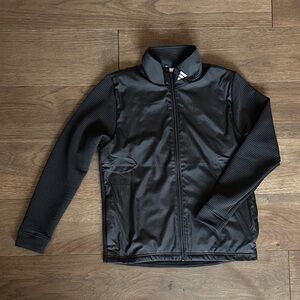 adidas Youth Winter Golf Jacket, Black Lightweight Jacket